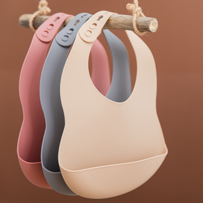 Silicone Baby Bibs - Bavoir en Silicone pour bébé de