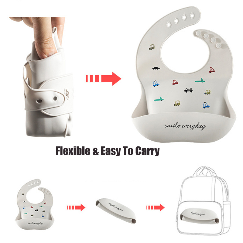 Bavoirs en silicone pour bébés - Silicone Baby Bibs avis et prix