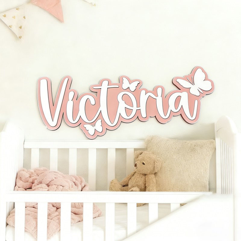 Plaque nominative en bois pers - Baby Products Decoration avis et prix