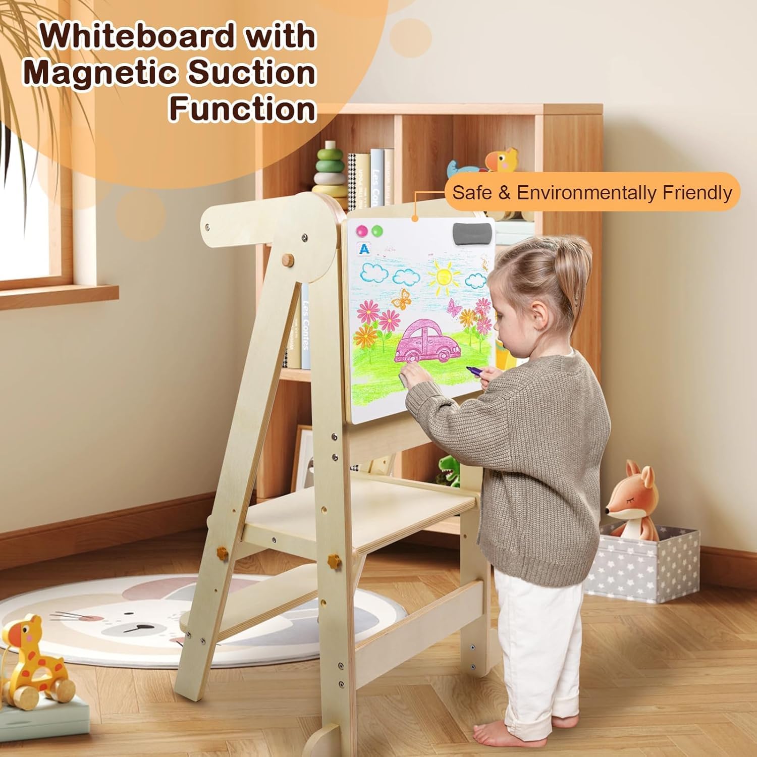 Tour de cuisine pliable pour t - Toddler Learning Tower avis et prix