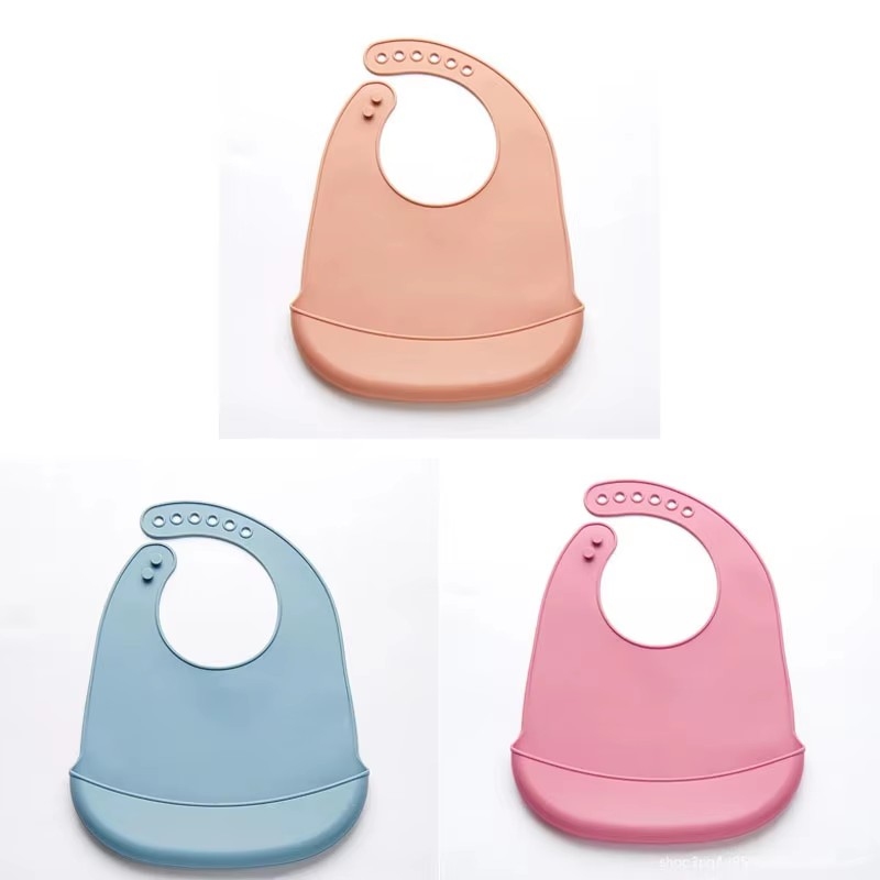 1/3 bavoirs pour bébé réglable - Silicone Baby Bibs avis et prix