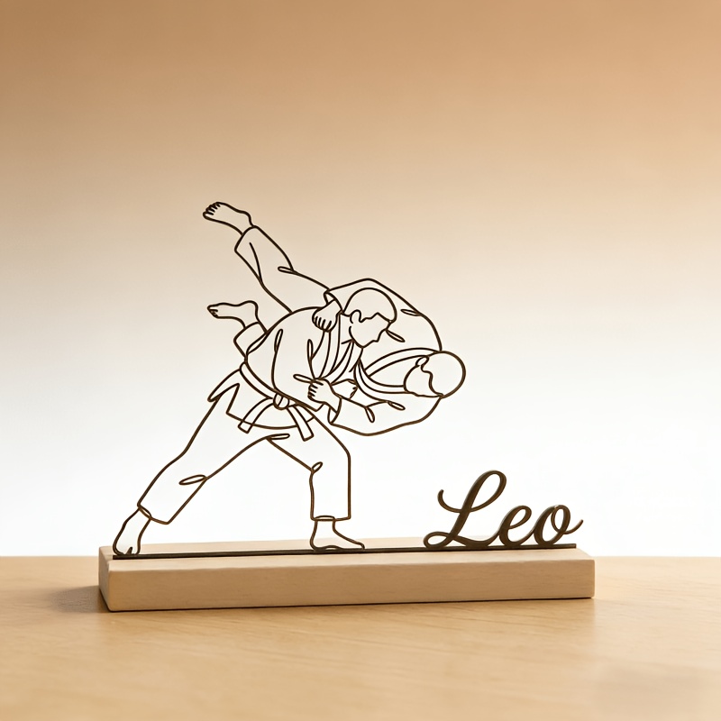 Statue d'arts martiaux de judo - Baby Products Decoration avis et prix