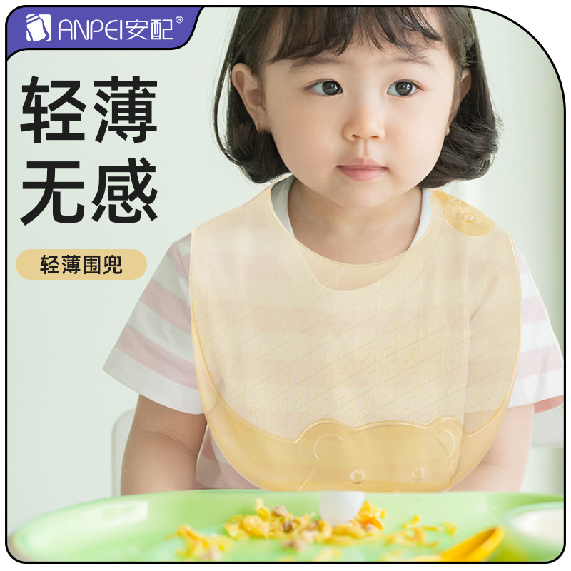 Bavoir léger en silicone pour  - Silicone Baby Bibs avis et prix
