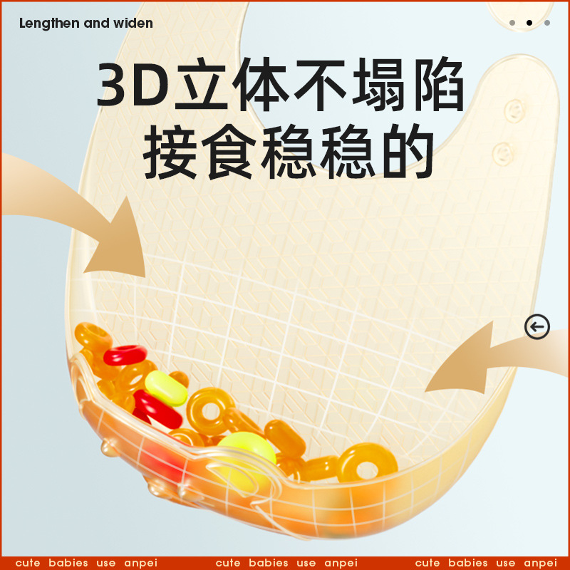 Bavoir léger en silicone pour  - Silicone Baby Bibs avis et prix