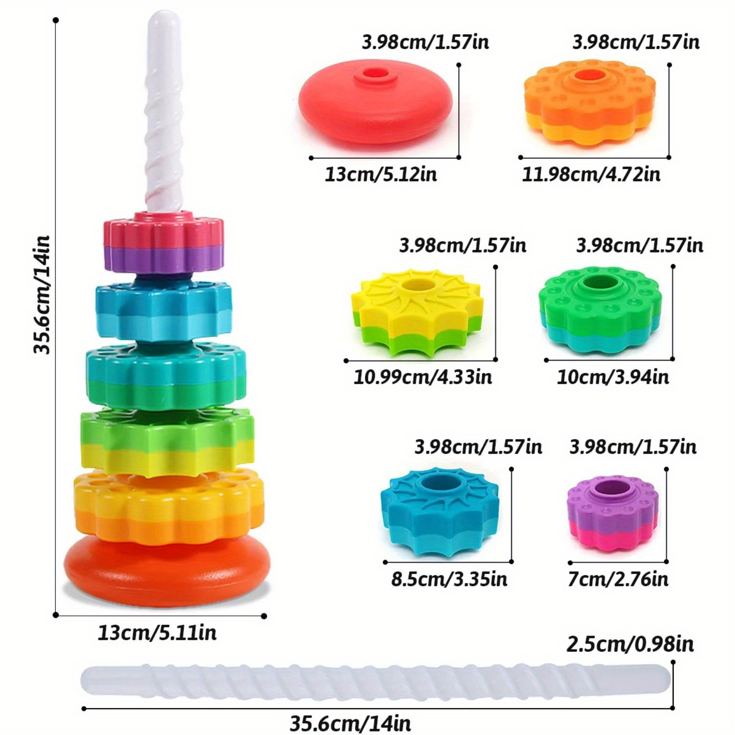 Tour arc-en-ciel rotative, jou - Toddler Learning Tower avis et prix