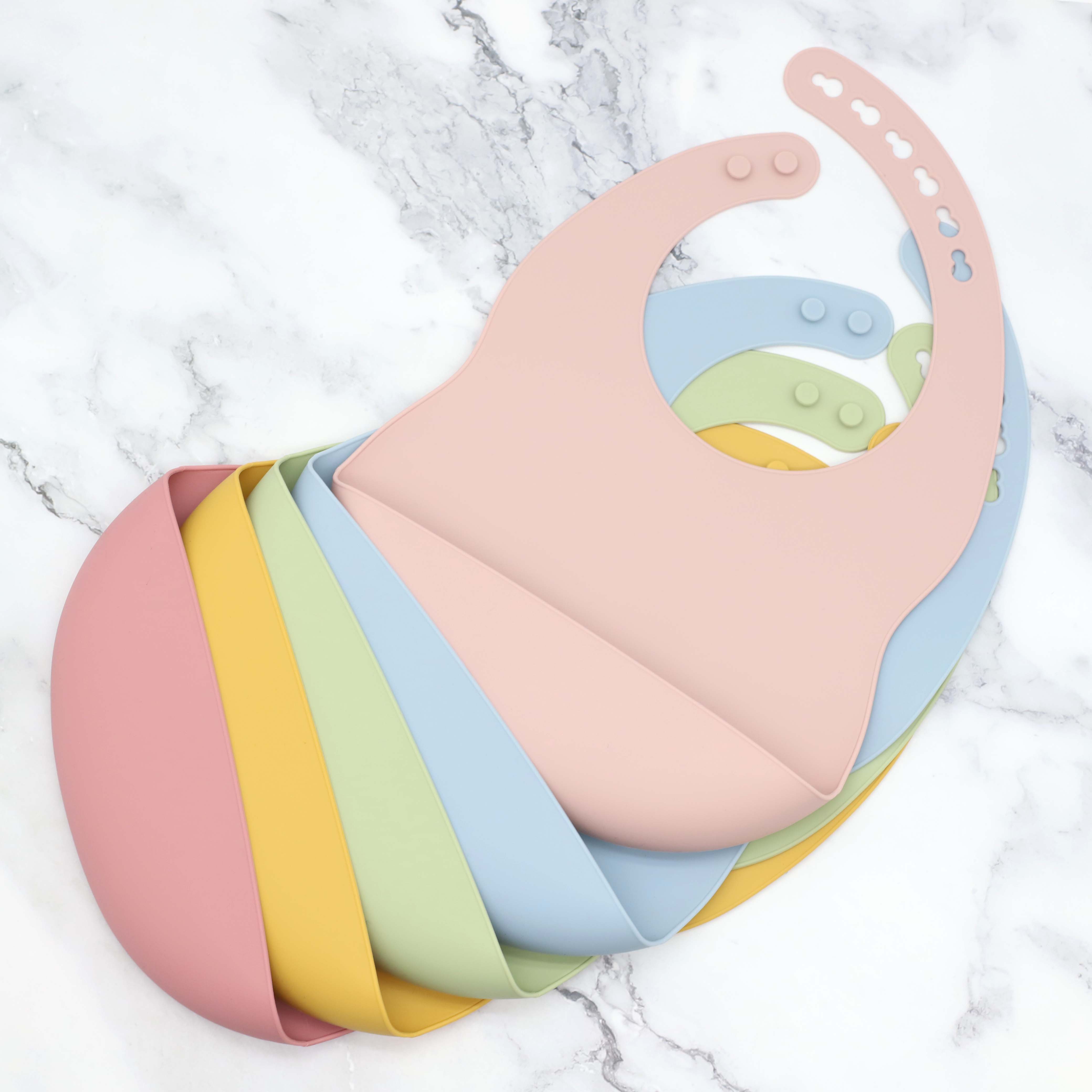 Nouveau bavoir bébé en silicon - Silicone Baby Bibs avis et prix