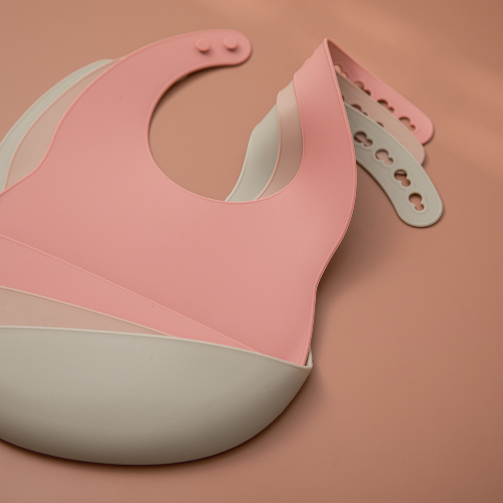 1 bavoir réglable en silicone  - Silicone Baby Bibs avis et prix